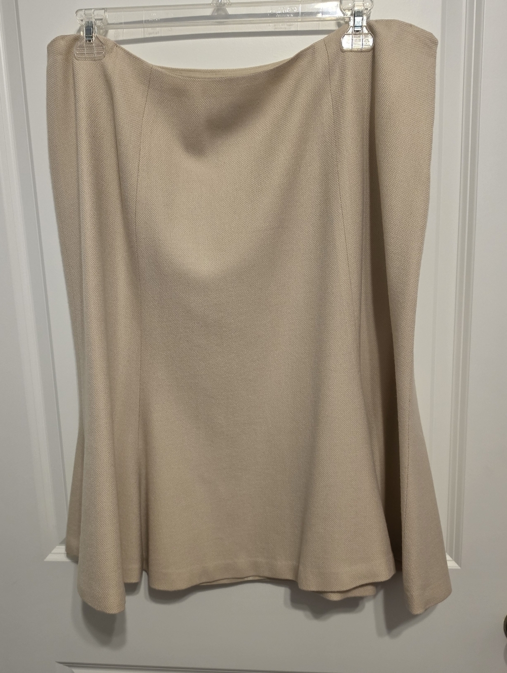 Lauren Ralph Lauren Neutral Beige A-Line Skirt